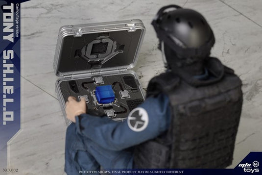 Tony Stark SHIELD Disguise - 9mm Pistol w/Drop Leg Holster & Belt