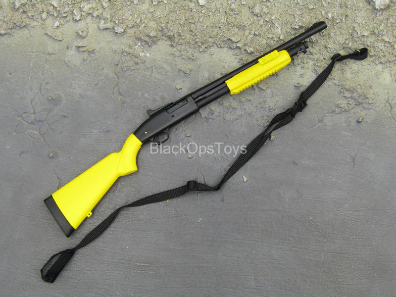 Load image into Gallery viewer, Metropolitan Police Chloe - Black &amp; Yellow Shotgun w/Sling
