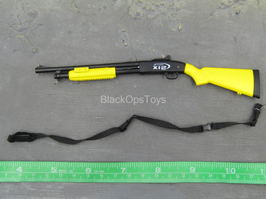 Metropolitan Police Chloe - Black & Yellow Shotgun w/Sling