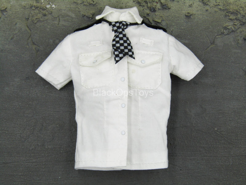 Load image into Gallery viewer, Metropolitan Police Chloe - White Female Shirt w/Tie
