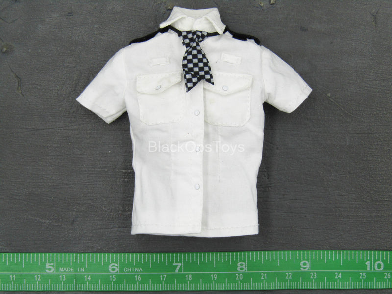 Load image into Gallery viewer, Metropolitan Police Chloe - White Female Shirt w/Tie
