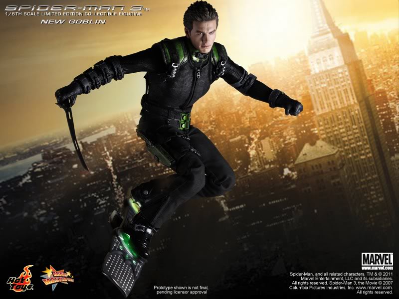 Load image into Gallery viewer, Spiderman - New Goblin - Glider w/Black Boots (Peg Type)
