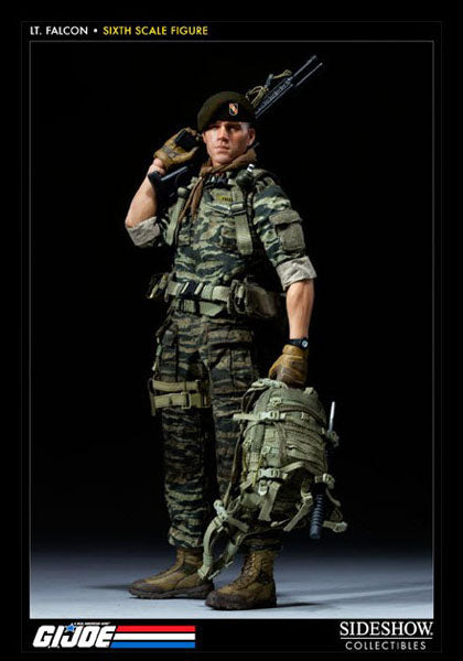 Load image into Gallery viewer, GI JOE - Lt. Falcon - Black Automatic Shotgun
