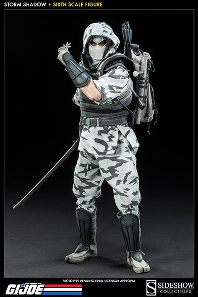 Load image into Gallery viewer, GI JOE - Camo Storm Shadow - White Masked Head Sculpt
