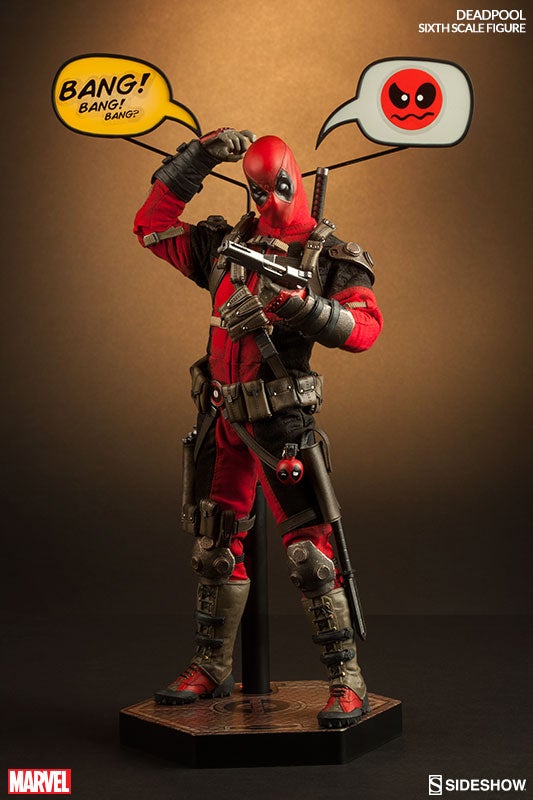 Deadpool - Brown Leather Like Pouches