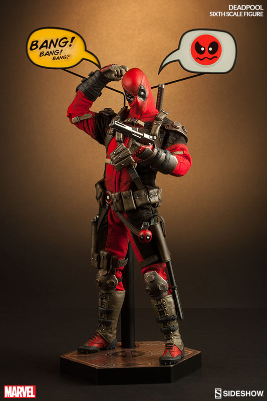 Deadpool - Red Shoes (Peg Type) w/Ankle Bracers