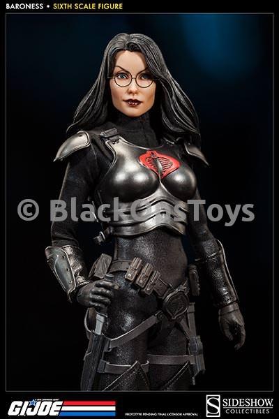 GI JOE - Baroness - Black Gloved Hand Set (x6) w/Gauntlets