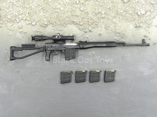 GI JOE - Cobra Sniper - Dragunov Sniper Rifle w/Folding Stock