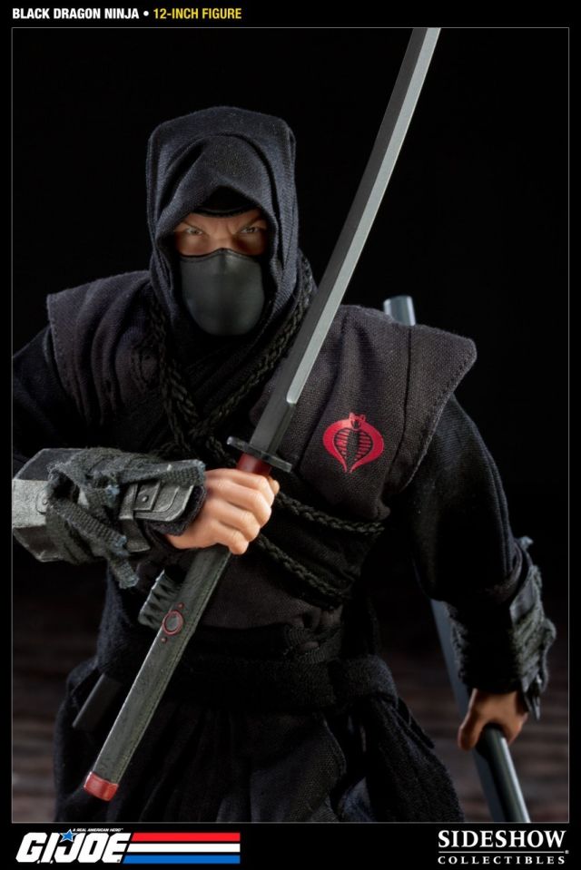 Load image into Gallery viewer, GI JOE - Cobra Black Dragon Ninja - Black Cobra Headband
