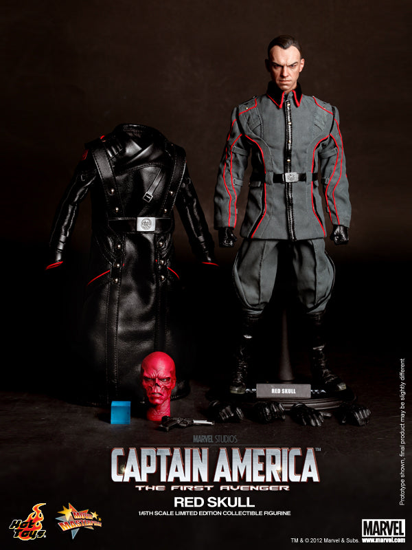 Load image into Gallery viewer, Captain America - Red Skull - Red Male Head Sculpt
