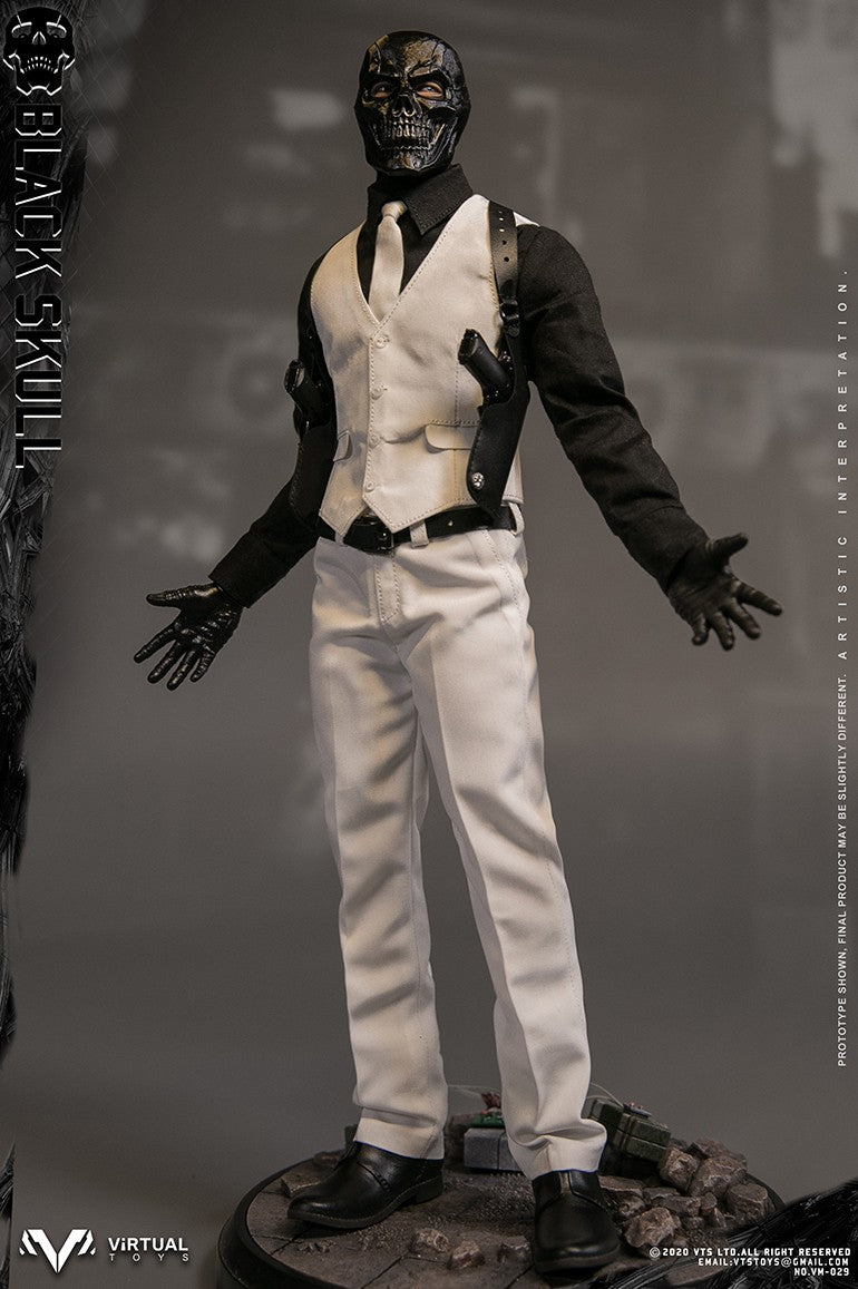 Load image into Gallery viewer, Black Skull - Black Belt w/Metal Buckle
