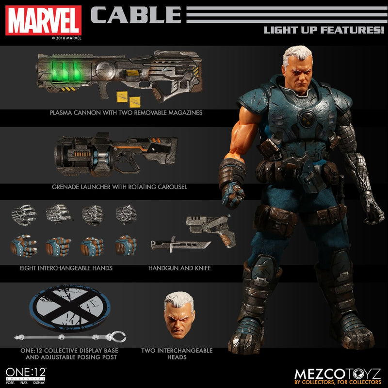 Load image into Gallery viewer, 1/12 - Cable - Futuristic Pistol
