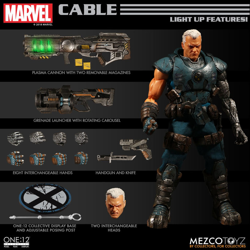 Load image into Gallery viewer, 1/12 - Marvel Comics - Cable - MINT IN BOX
