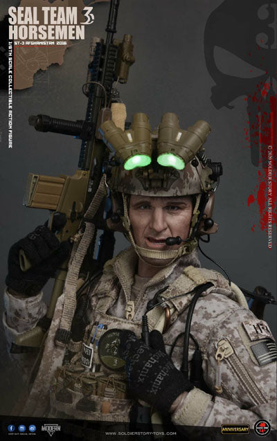 US Seal Team 3 Horsemen - Desert Digital Cap w/Patch