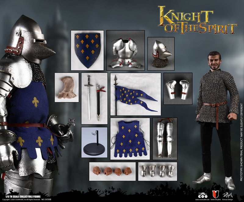 Load image into Gallery viewer, Knight Of The Spirit - Male Head Sculpt
