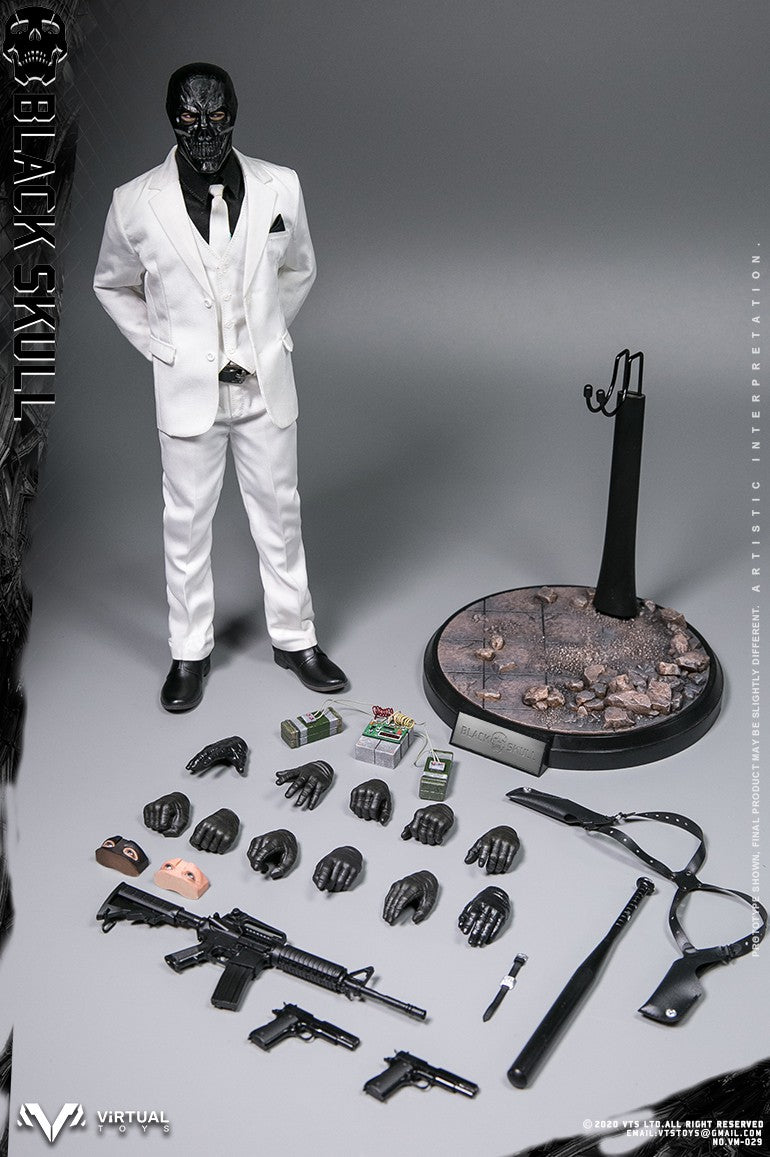 Load image into Gallery viewer, Supervillain Black Skull - MINT IN BOX
