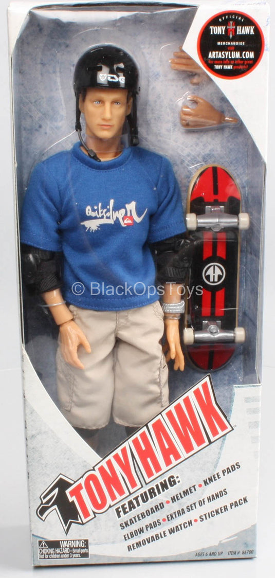 Professional Skater - Tony Hawk - Blue Shirt