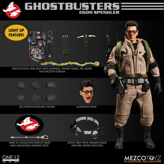 1/12 - Ghostbusters - Egon Spengler Expression Head Sculpt