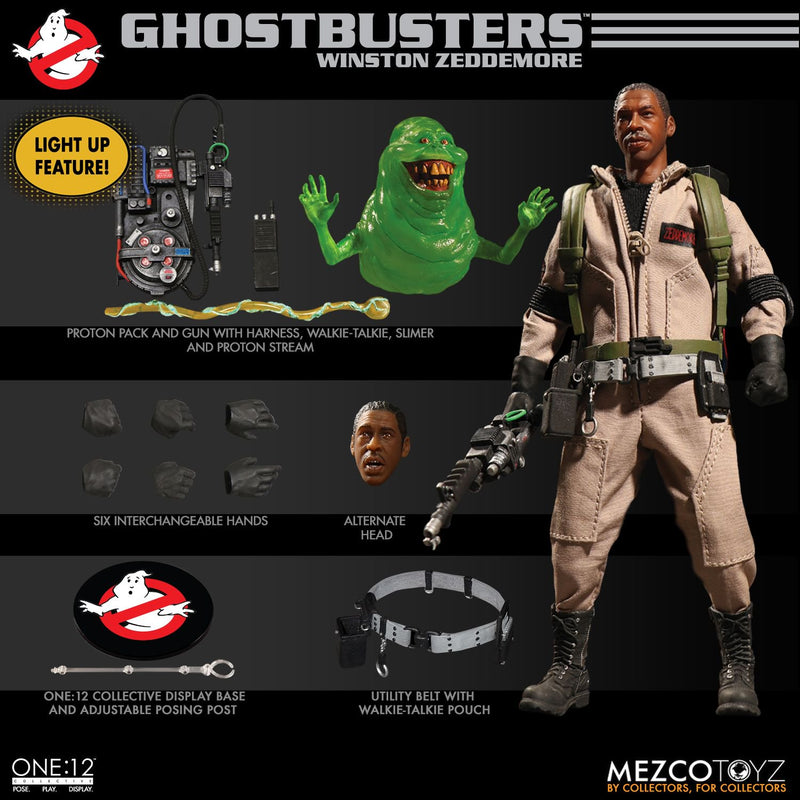 Load image into Gallery viewer, 1/12 - Ghostbusters - Winston Zeddemore Head Sculpt
