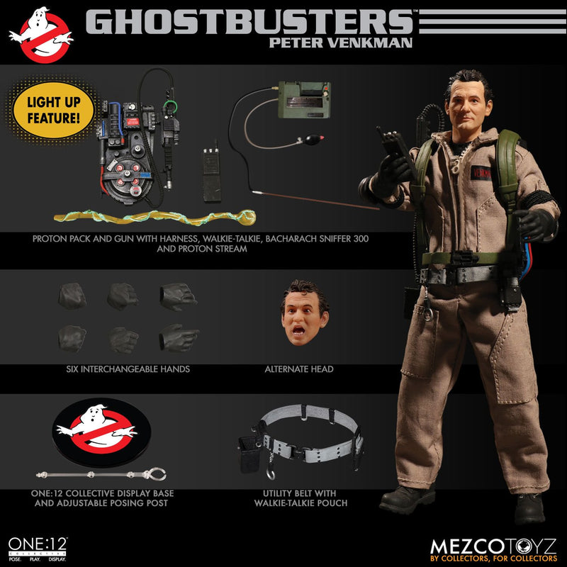 Load image into Gallery viewer, 1/12 - Ghostbusters - Peter Venkman Head Sculpt
