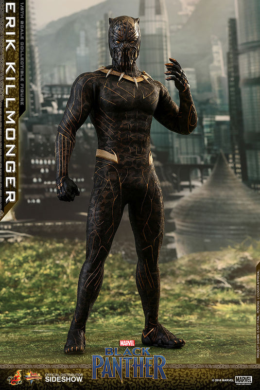 Black Panther - Erik Killmonger - Golden Jaguar Habit Head Sculpt