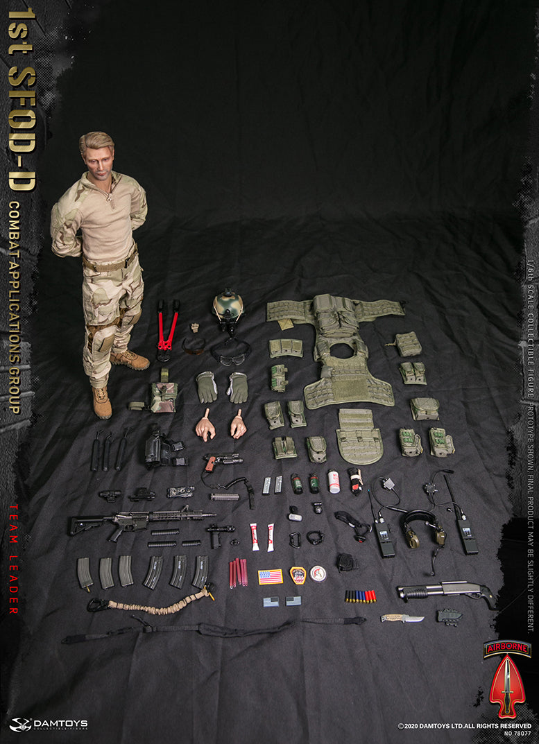 Load image into Gallery viewer, SFOD-D Team Leader - Flashbangs w/Green MOLLE Pouch
