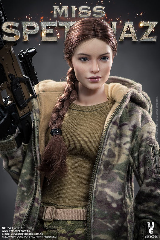 Russian Soldier Miss Spetsnaz - Female Multicam MOLLE Plate Carrier