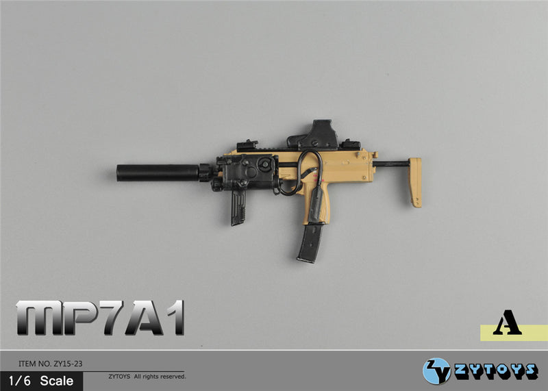 Load image into Gallery viewer, MP7A1 Set A - Tan MP7A1 w/Extended Barrel Mod
