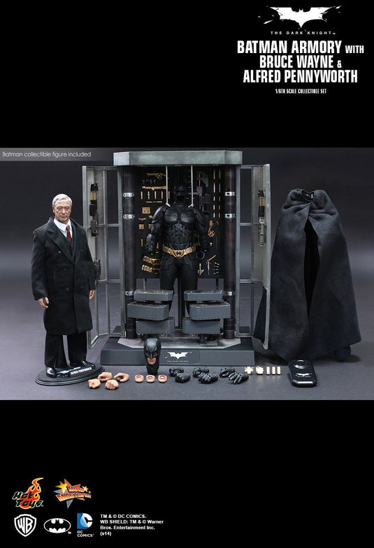 Dark Knight - Alfred Pennyworth - Male Head Sculpt