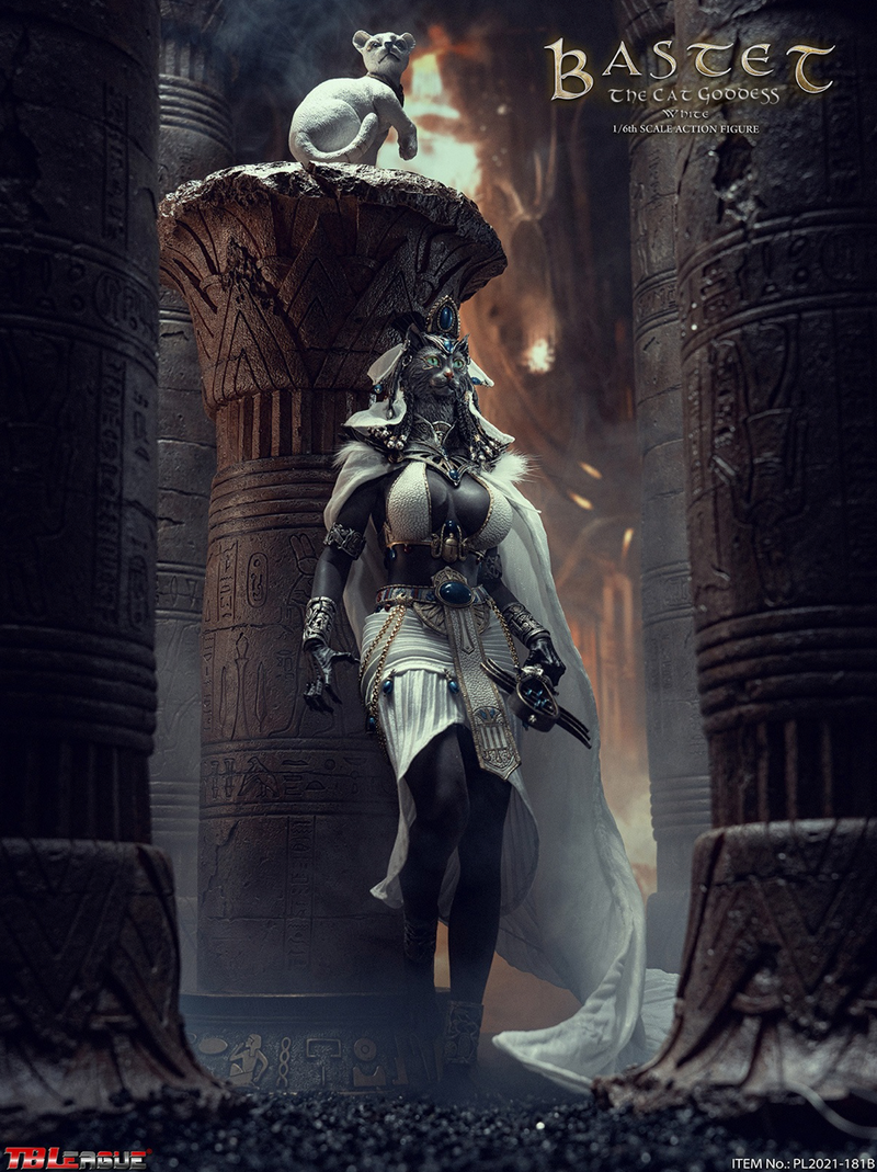 Load image into Gallery viewer, Bastet The Cat - White Ver. - Cat Expression Head Sculpt
