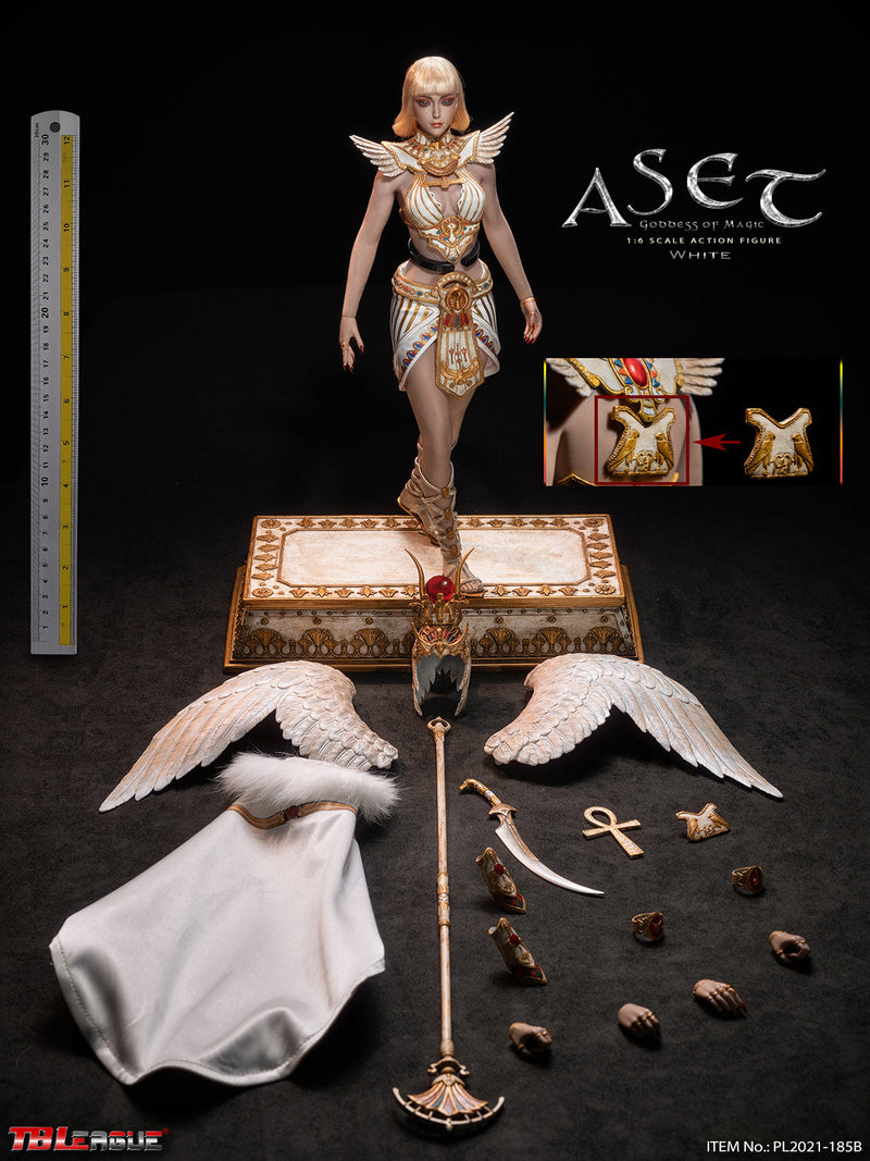 Load image into Gallery viewer, Aset Goddess Of Magic - White Female Short Skirt
