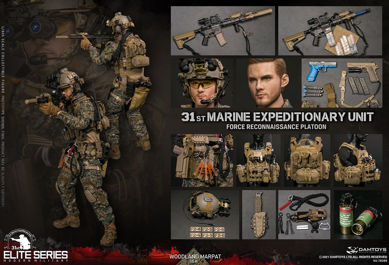 Load image into Gallery viewer, 31st Marine Force Reconnaissance Platoon Woodland Ver. - MINT IN BOX
