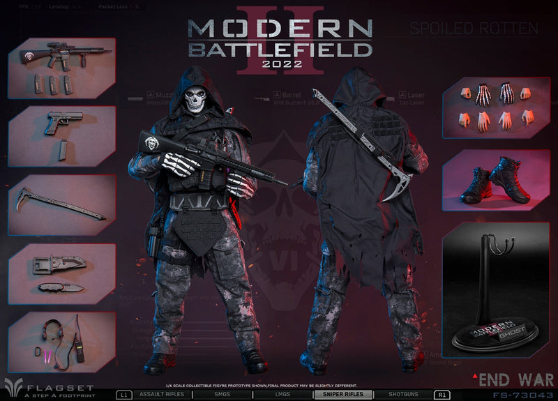 Load image into Gallery viewer, Modern Battlefield Ghost - Male Base Body w/Head Sculpt, Boots &amp; Hands
