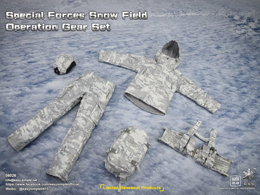 Special Forces Snow Field Ops Gear Set - MINT IN BOX