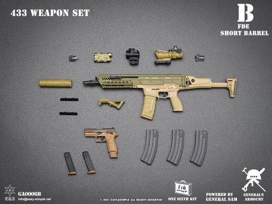 433 Weapon Set Version B - MINT IN BOX