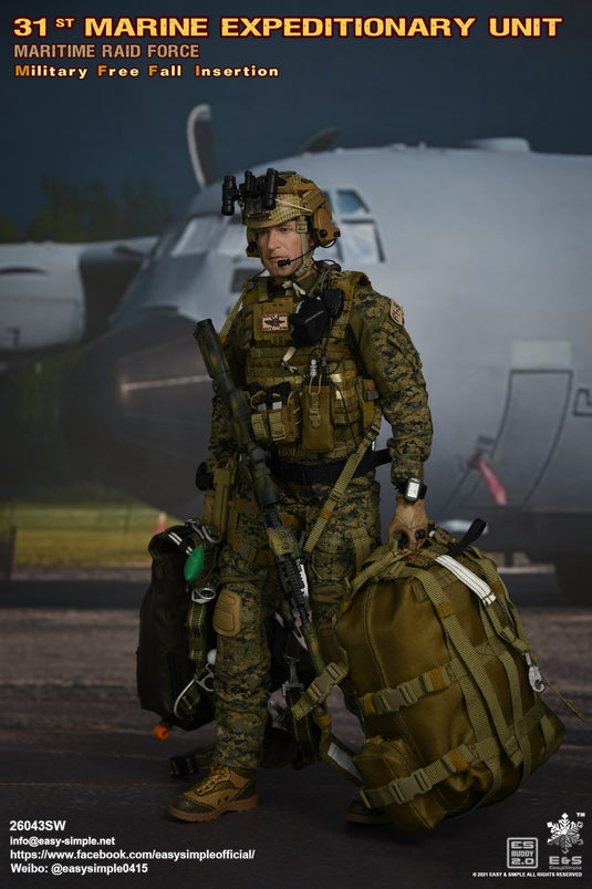 31st Marine Expeditionary Unit Maritime Raid Force MFF Woodland Version - MINT IN BOX