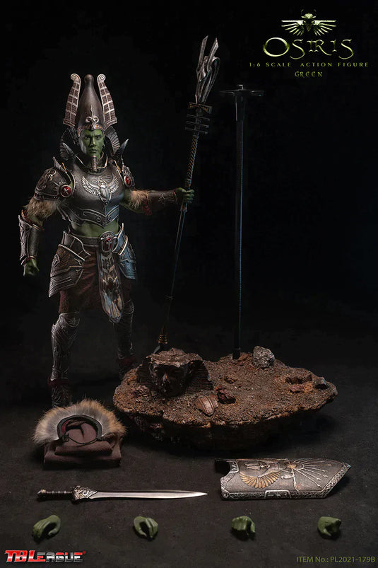 Osiris - Green Ver. - Green Goat Horned Head Sculpt