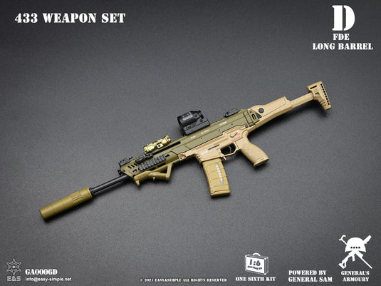 433 Weapon Set Version A/B/C/D 4-Pack - MINT IN BOX