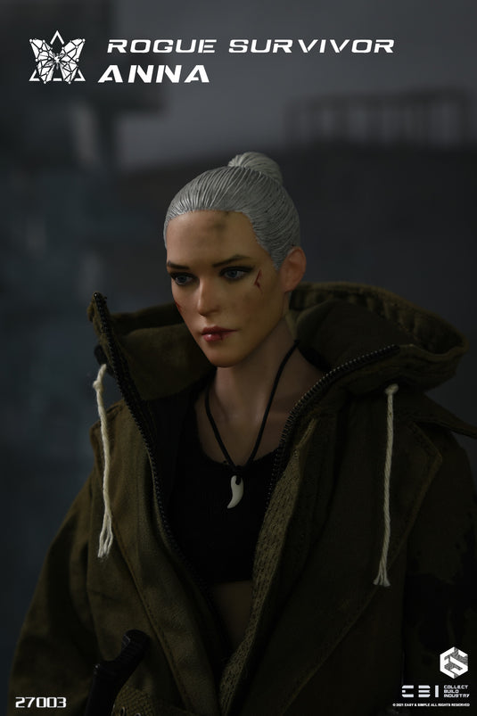 Rogue Survivor Anna - Weathered Green Coat
