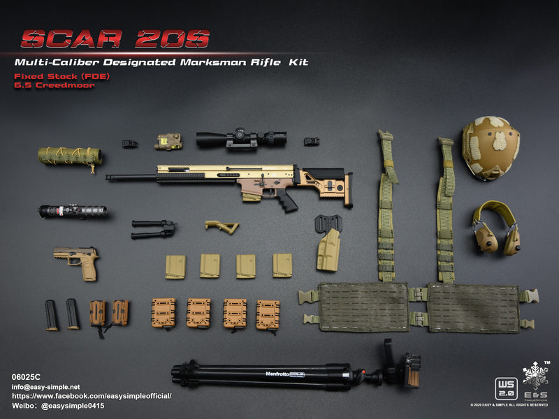 Load image into Gallery viewer, SCAR 20S Multi Caliber DMR Complete Set - MINT IN BOX
