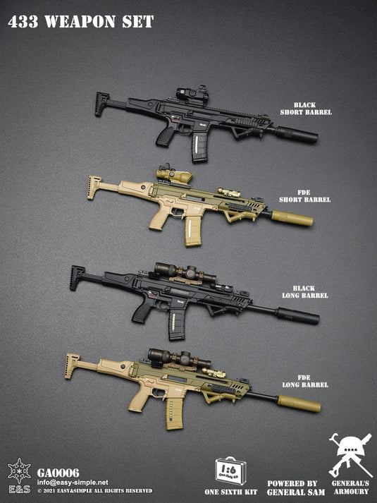 Tan HK433 Rifle (Long Barrel)