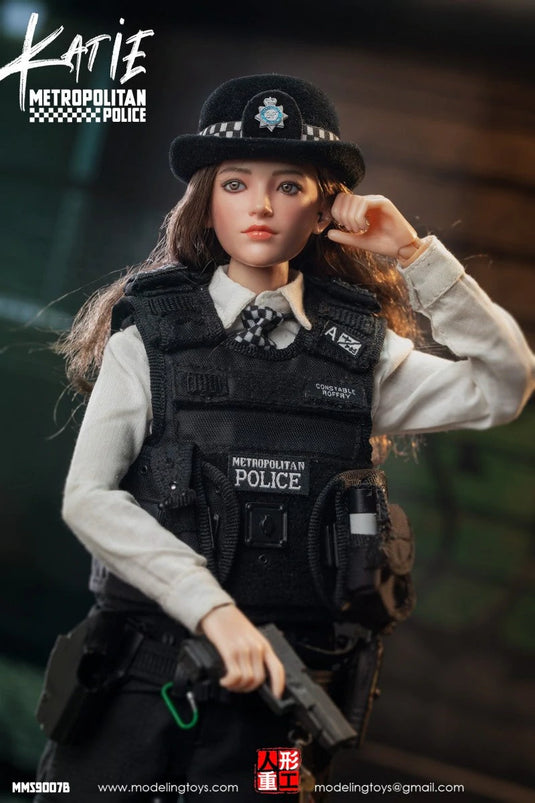 Metropolitan Police Katie - White Female Shirt w/Tie