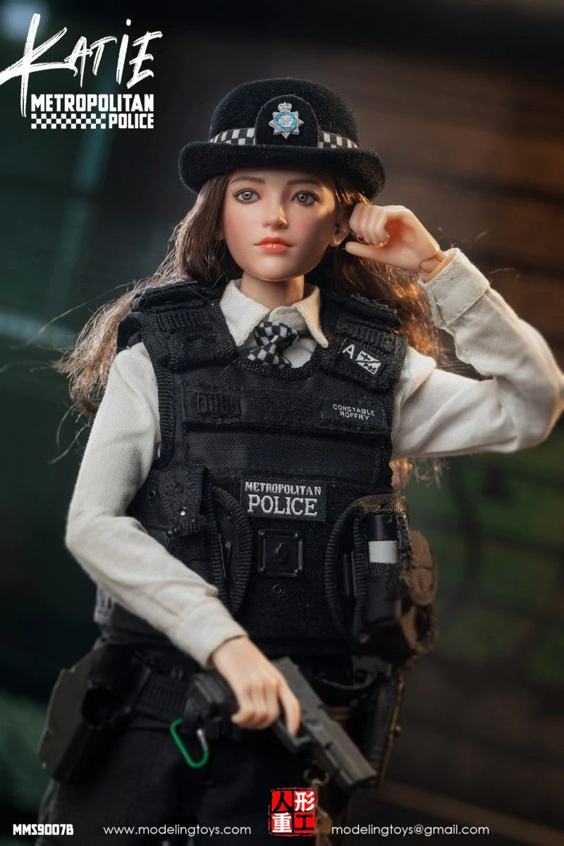Load image into Gallery viewer, Metropolitan Police Katie - Female Brunette Head Sculpt
