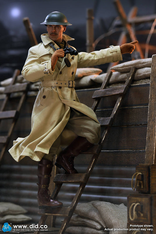 WWI - British Officer Colonel Mackenzie & War Desk Diorama Set - MINT IN BOX