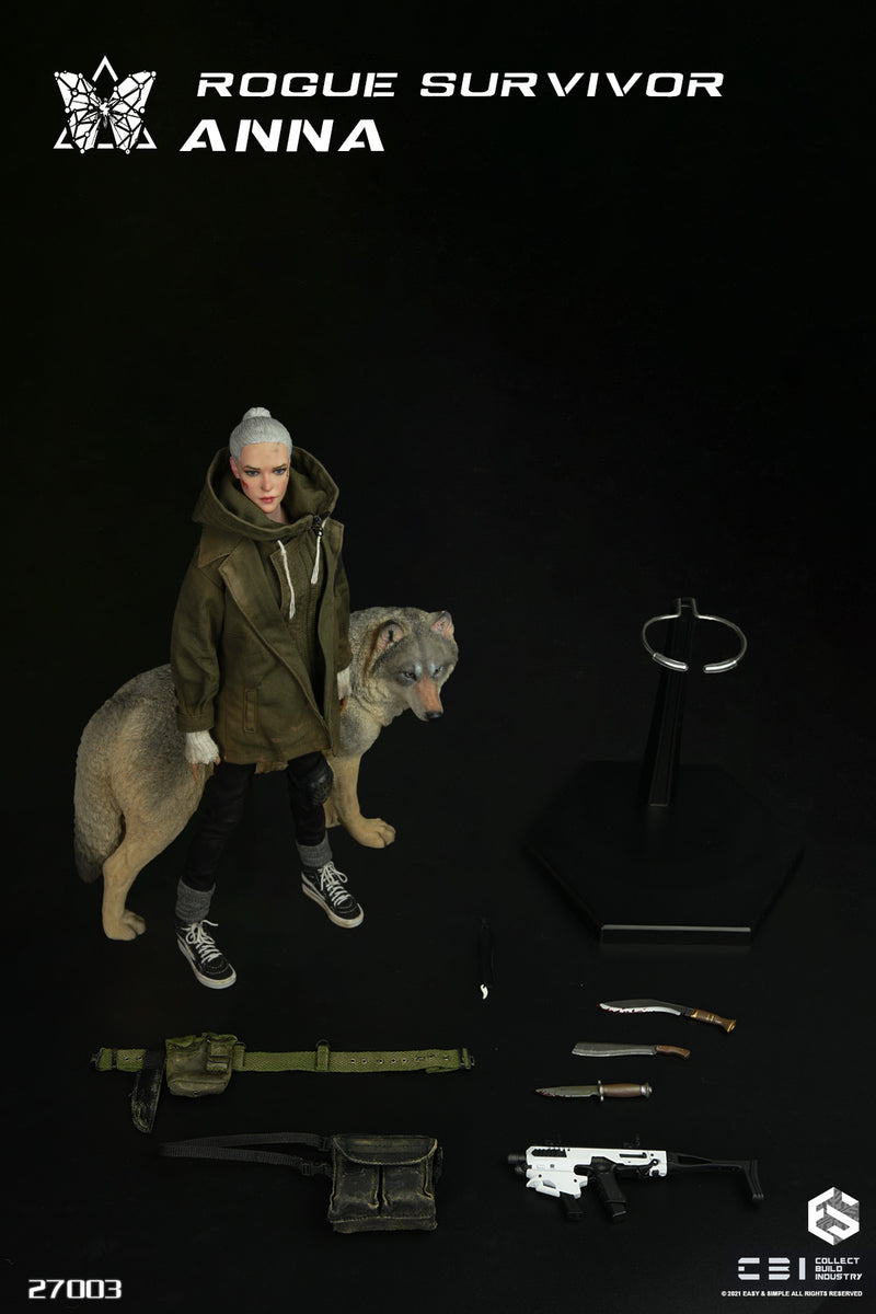 Load image into Gallery viewer, Rogue Survivor Anna - Green Canteen Pouch
