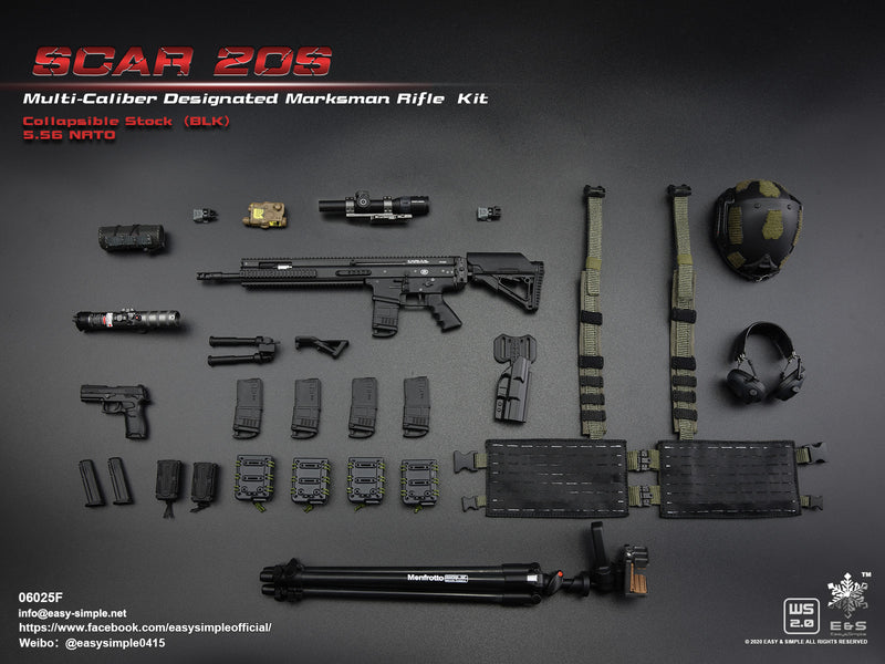 Load image into Gallery viewer, SCAR 20S Multi Caliber DMR Set F - MINT IN BOX
