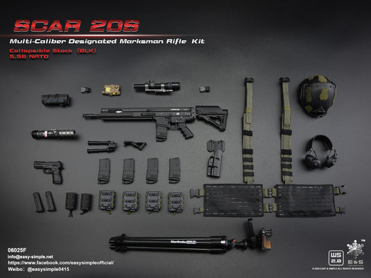 SCAR 20S Multi Caliber DMR Set F - MINT IN BOX
