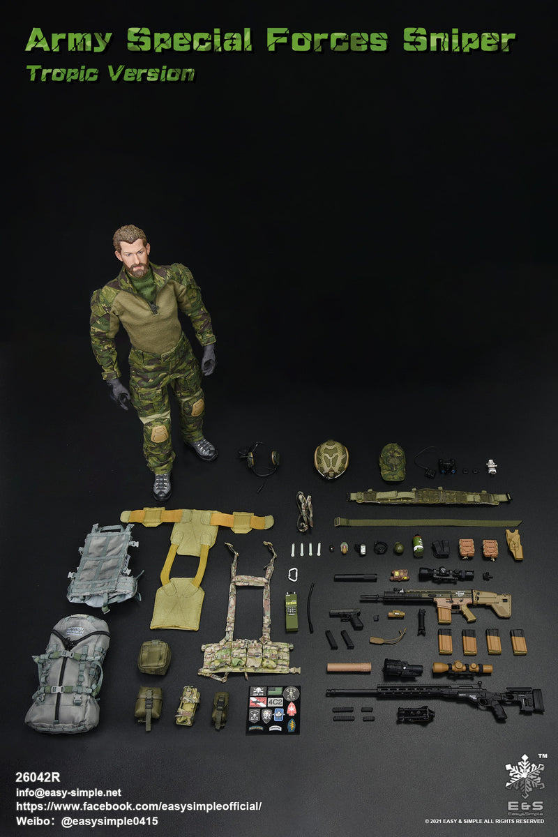 Load image into Gallery viewer, Special Forces Sniper - Complete Male Base Body Set w/Head Sculpt
