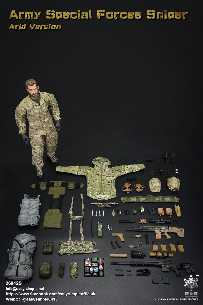 Load image into Gallery viewer, Special Forces Sniper Arid Ver - Complete Male Body w/Head Sculpt
