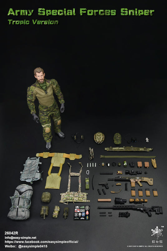 Special Forces Sniper - Black Gloved Right Trigger Hand Set